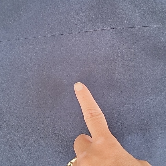 Rebecca Minkoff Silk Mini Dress Navy Blue Sz 2 - Picture 16 of 16